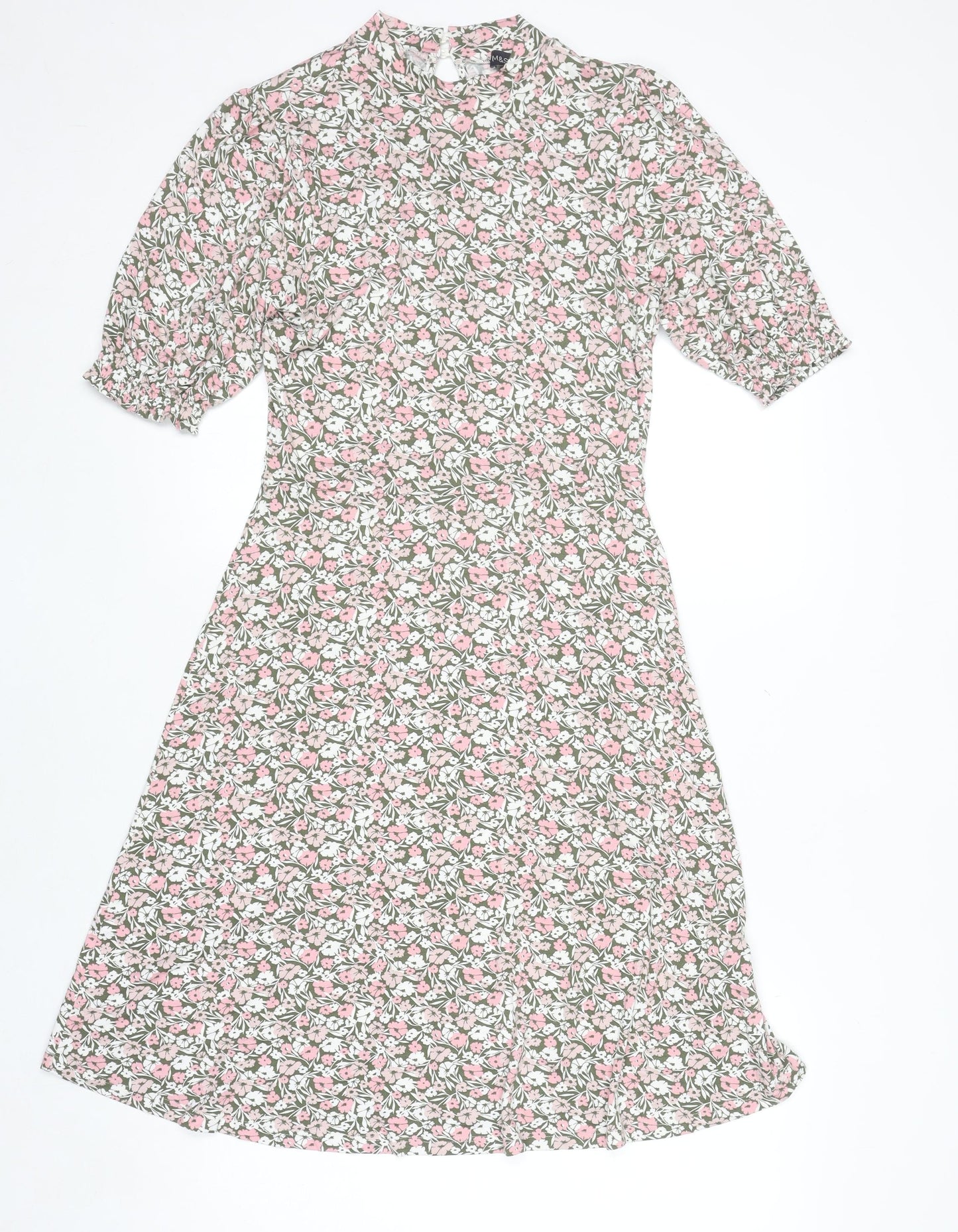 Womens UK Size 8 Marks and Spencer A-Line Dress