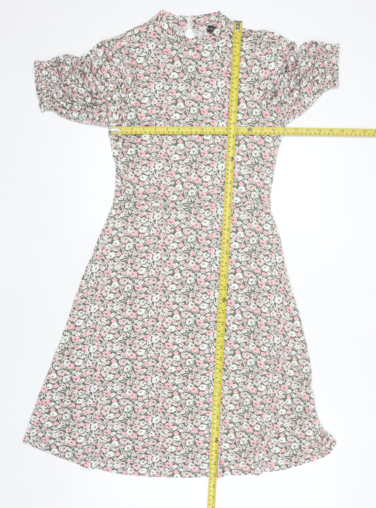 Womens UK Size 8 Marks and Spencer A-Line Dress