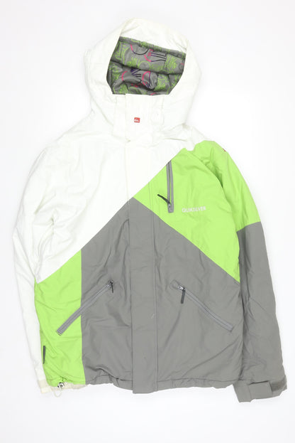 Womens UK Size S Quiksilver Multicoloured Ski Jacket