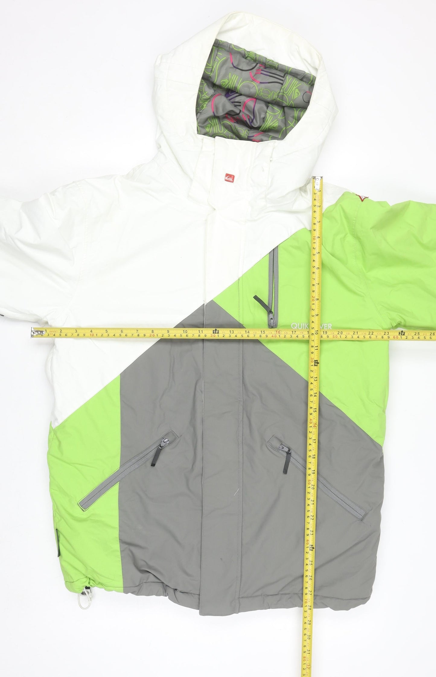 Womens UK Size S Quiksilver Multicoloured Ski Jacket