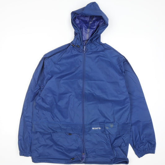 Mens UK Size S Regatta Blue Rain Coat