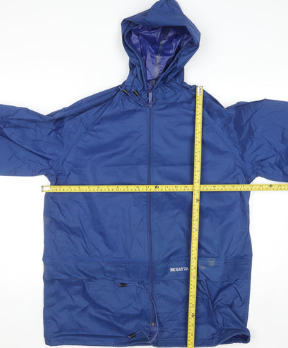 Mens UK Size S Regatta Blue Rain Coat