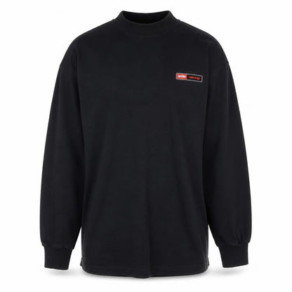 Aprilia Racing Men's Black Cotton Long Sleeve High Neck Top L