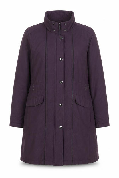 Womens UK Size XL Klass Purple Overcoat