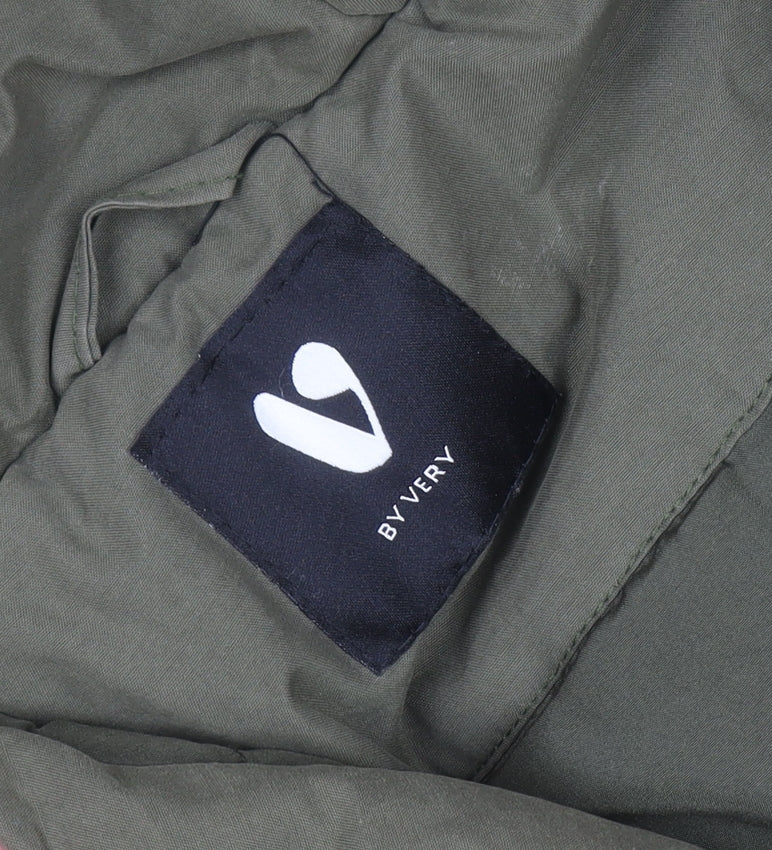Womens UK Size 12 Very Green Puffer Jacket