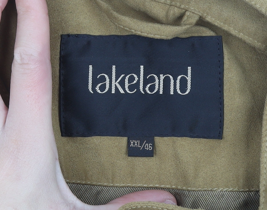 Mens UK Size 2XL Lakeland Brown Basic Jacket