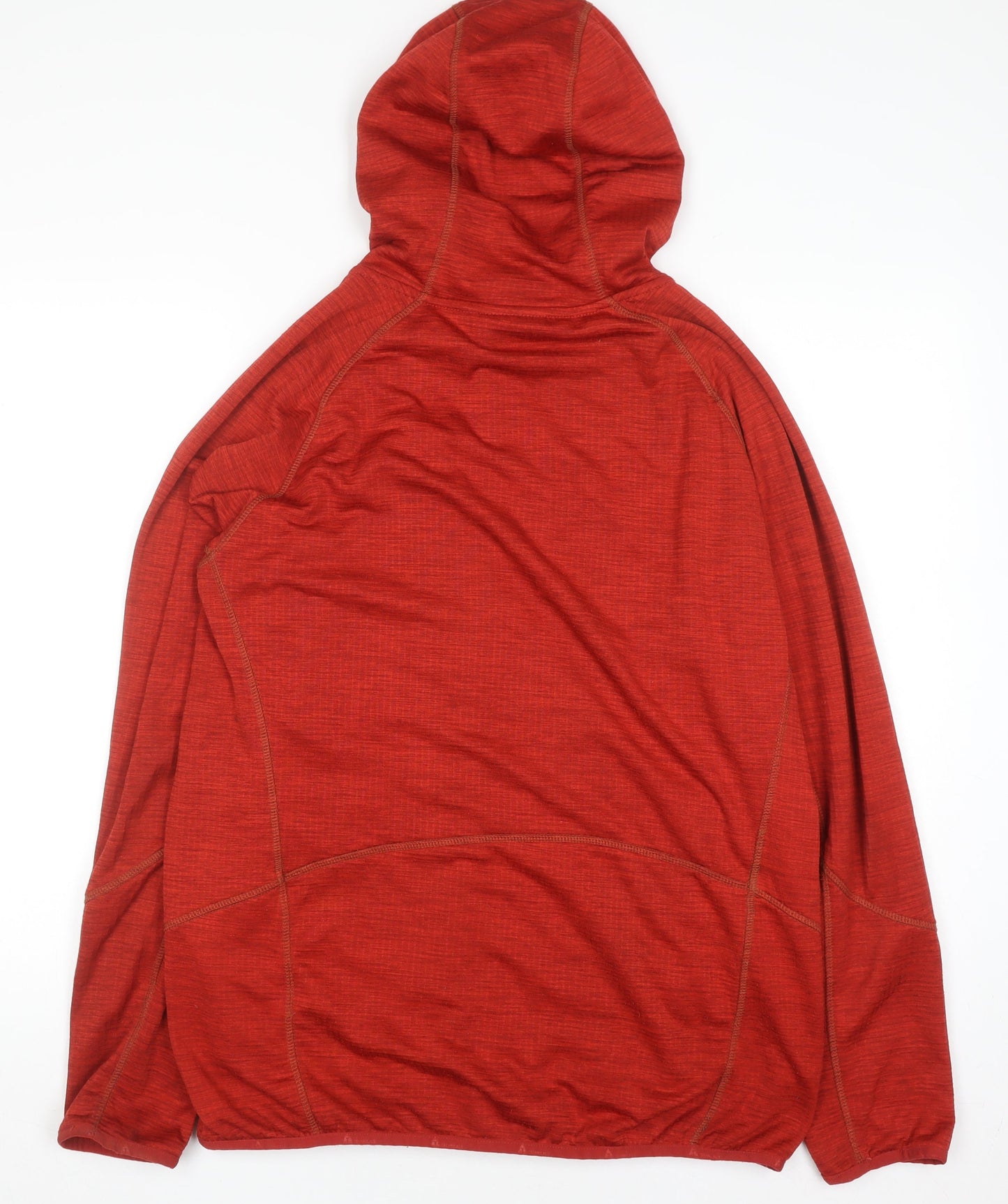Mens UK Size L Technicals Red Full Zip Hoodie