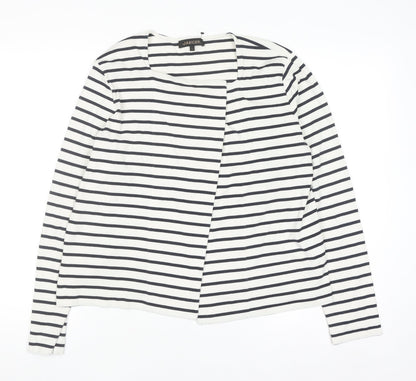 Womens UK Size L Jaeger White Cardigan Jumper