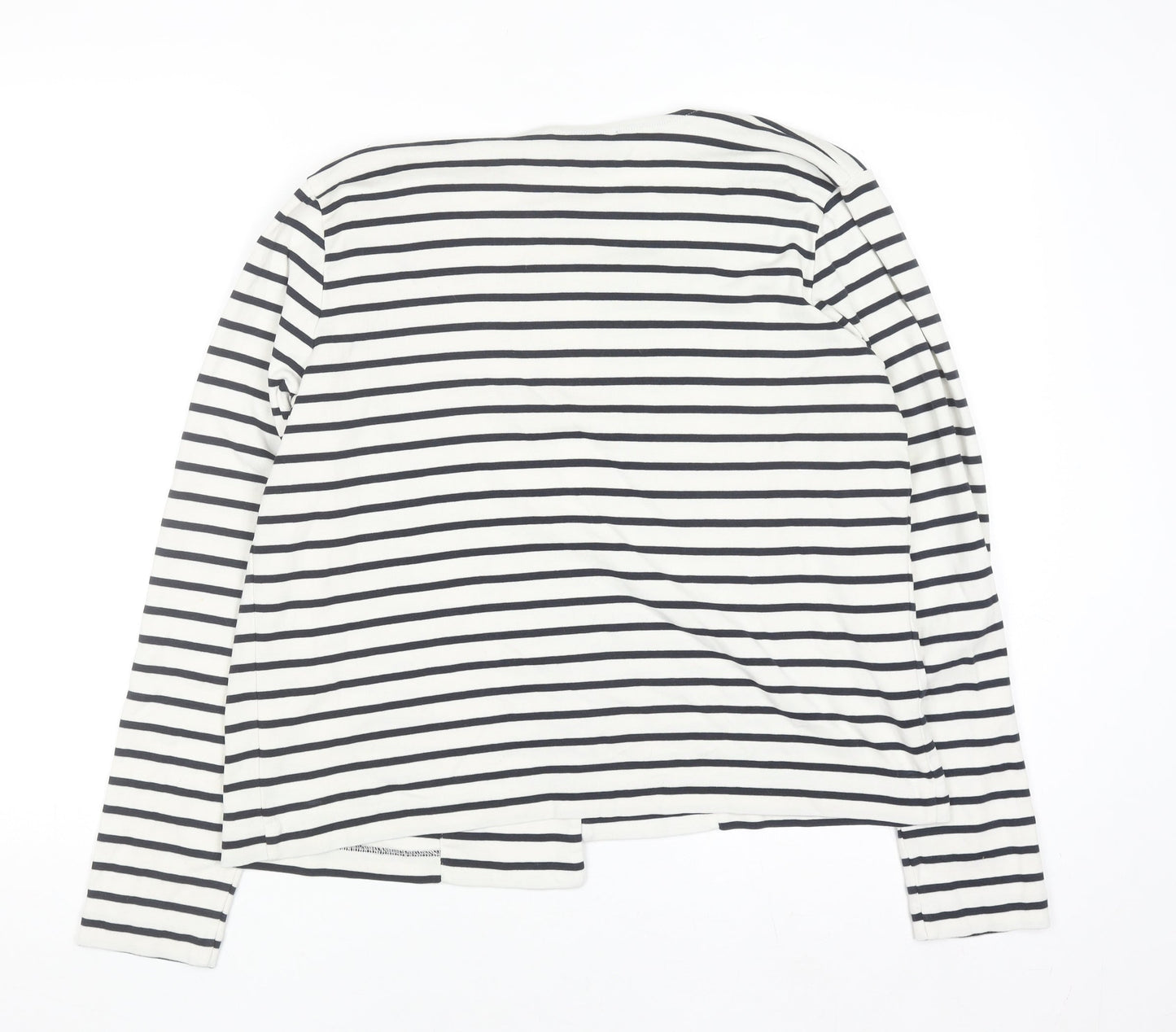 Womens UK Size L Jaeger White Cardigan Jumper