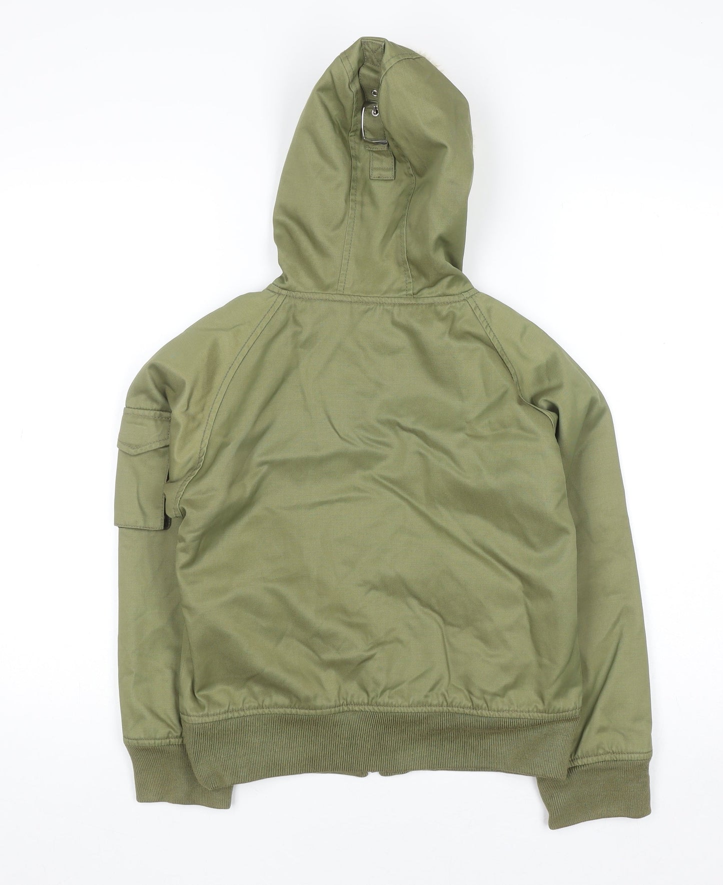 Girls UK Size 10 Years Ted Baker Green Bomber Jacket