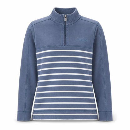 Womens UK Size 10 Weird Fish Blue Pullover Sweatshirt