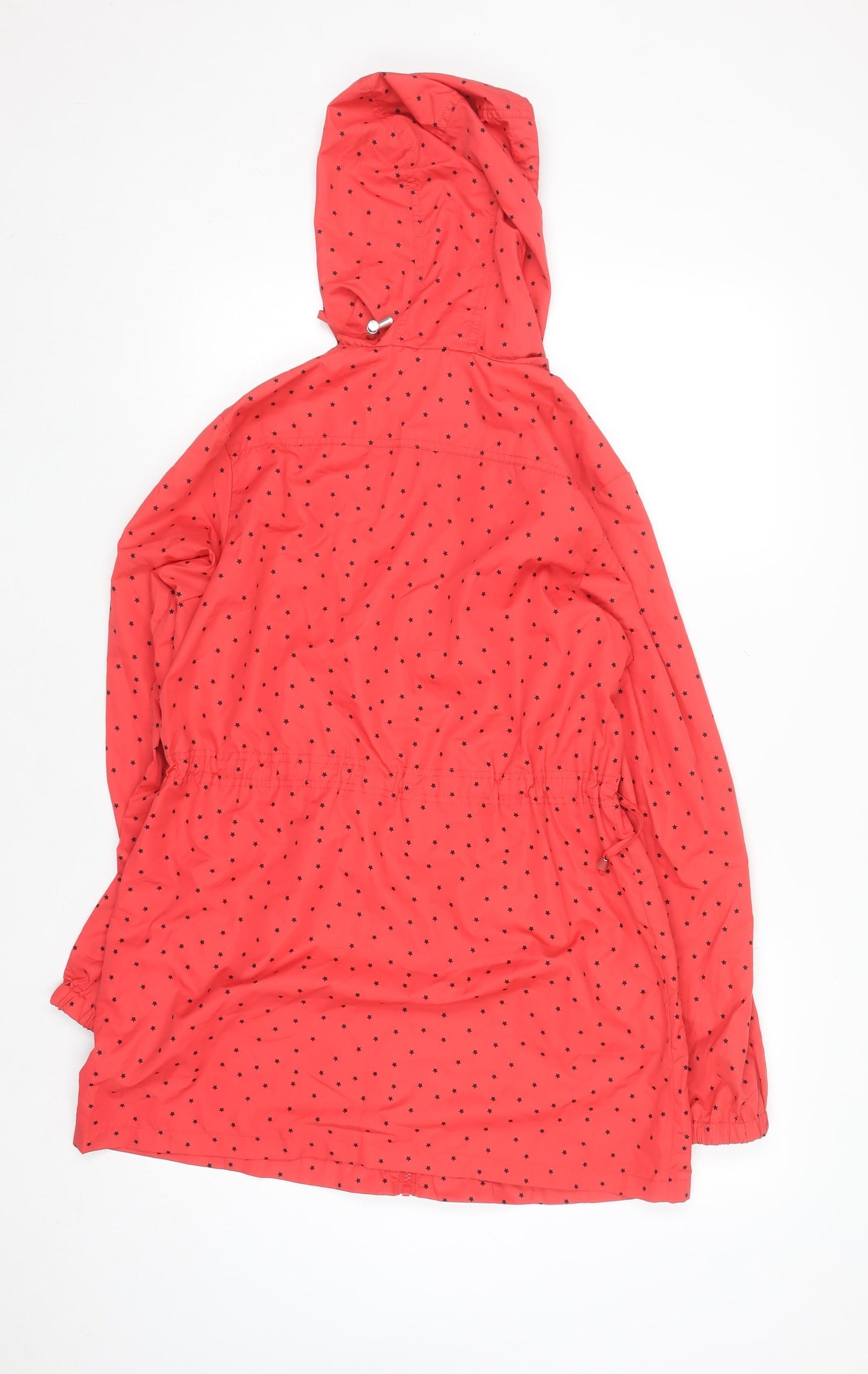 Womens UK Size 10 Papaya Weekend Red Anorak Coat