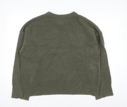 ASOS DESIGN Women’s Green Crew Neck Knit Jumper Size S