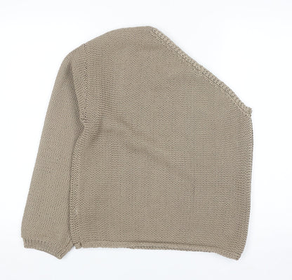 Marks and Spencer Women’s Beige Knit Pullover Jumper Medium