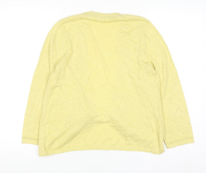 Womens UK Size 8 White Stuff Yellow Cardigan Jumper