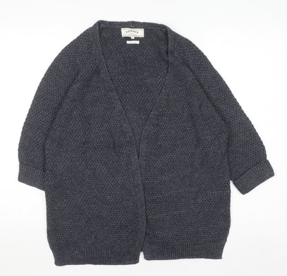 FatFace Women's Blue Knit Open Front Cardigan Size 12