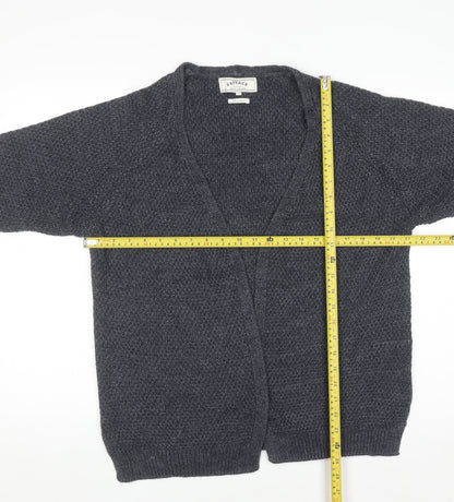 FatFace Women's Blue Knit Open Front Cardigan Size 12