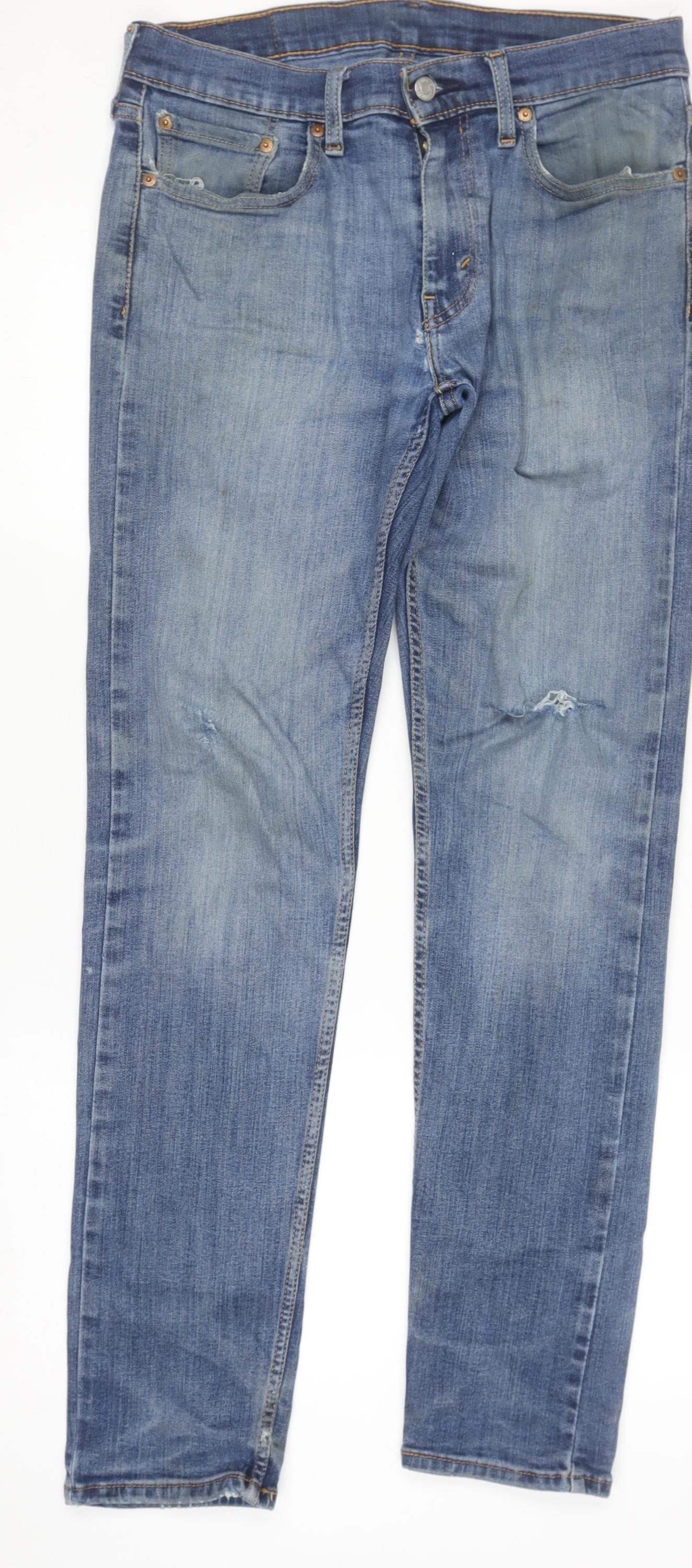Womens UK Size 12 Levi's Slim Fit Jeans Blue Trousers