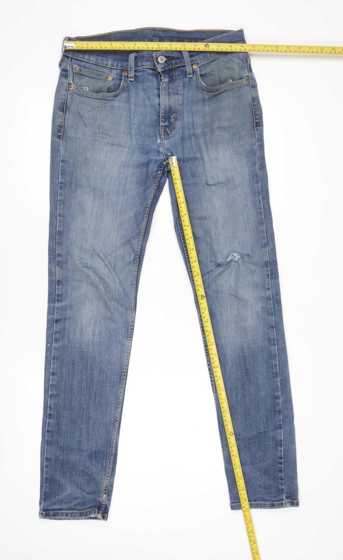 Womens UK Size 12 Levi's Slim Fit Jeans Blue Trousers