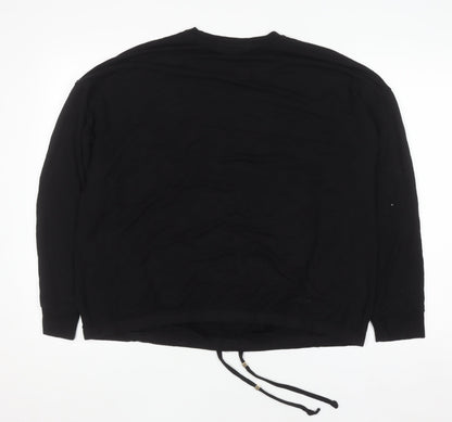 Womens UK Size 20 F&F Black Basic T-Shirt