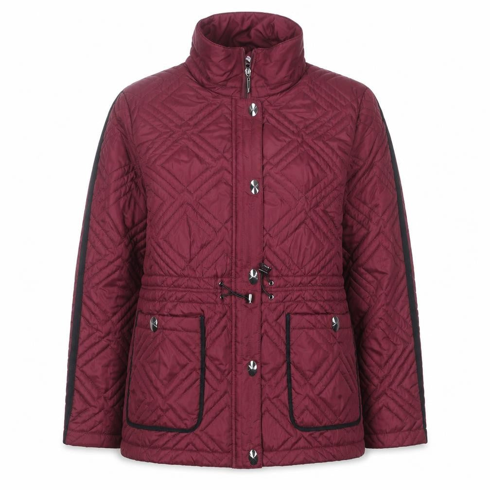 Womens UK Size L Anna Rose Red Quilted Coat