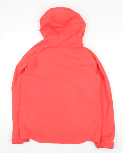 Quechua Girls Pink Waterproof Hooded Rain Coat Jacket 12-13 Years