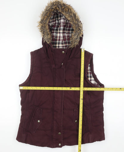 Womens UK Size 14 Marks and Spencer Brown Puffer Jacket