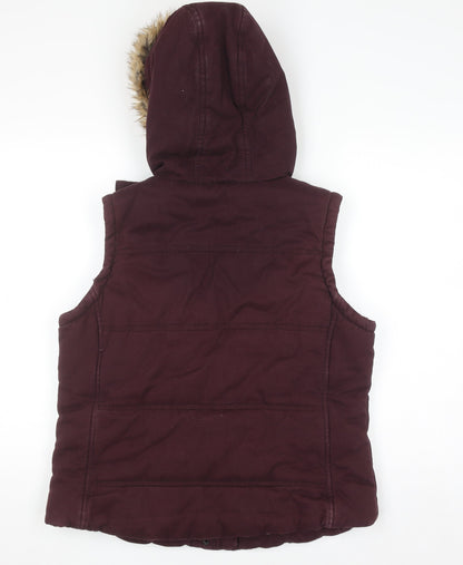 Womens UK Size 14 Marks and Spencer Brown Puffer Jacket