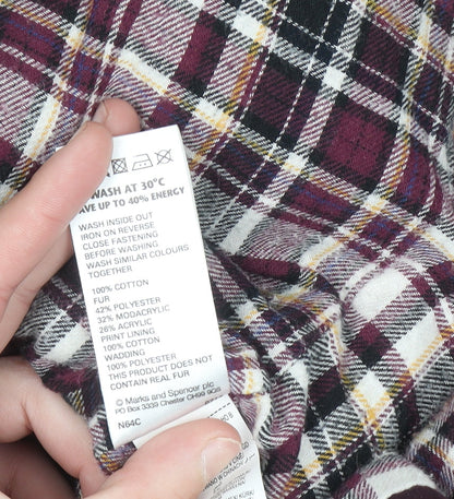 Womens UK Size 14 Marks and Spencer Brown Puffer Jacket