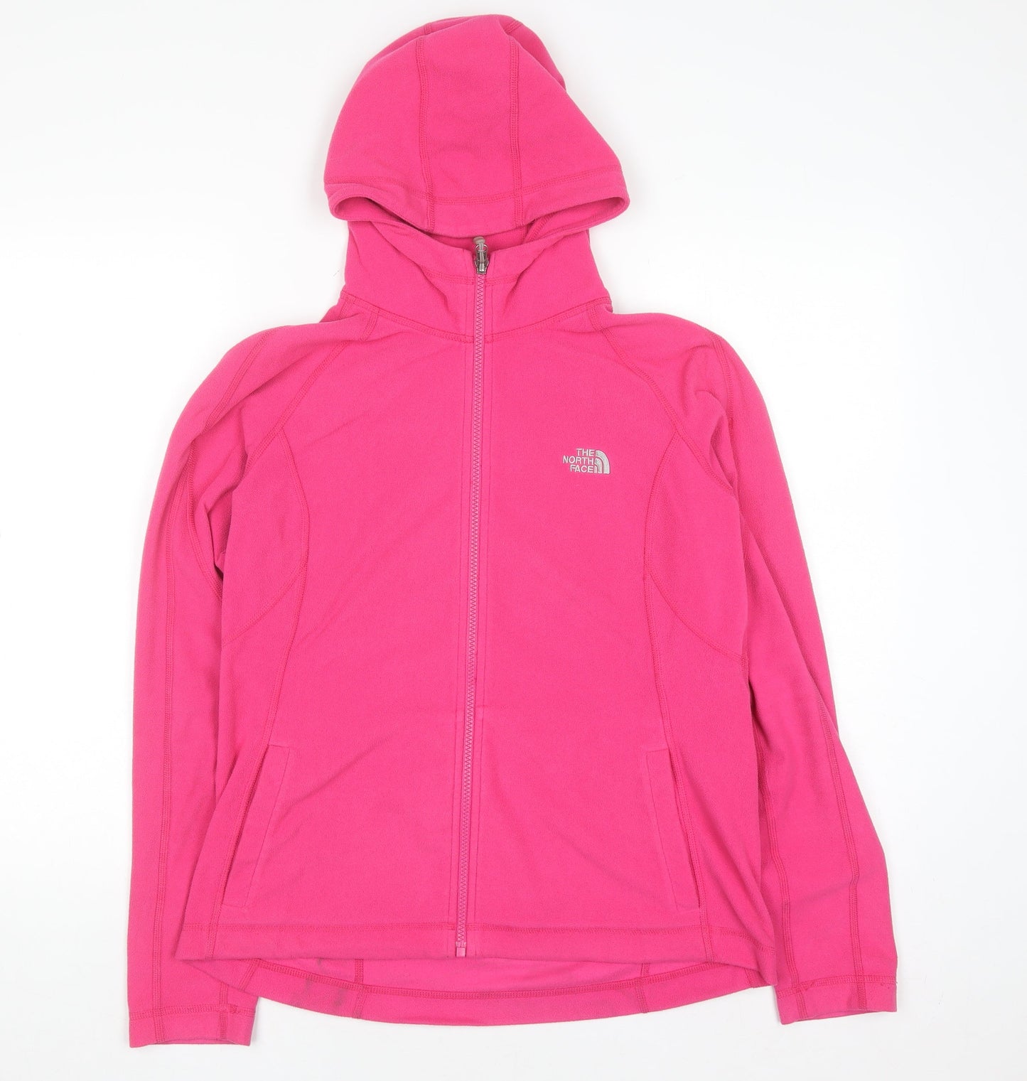 Womens UK Size L The North Face Pink Full Zip Hoodie