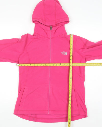 Womens UK Size L The North Face Pink Full Zip Hoodie