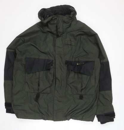 Wychwood Men's Green Waterproof Parka Jacket XXL Outdoor Hooded