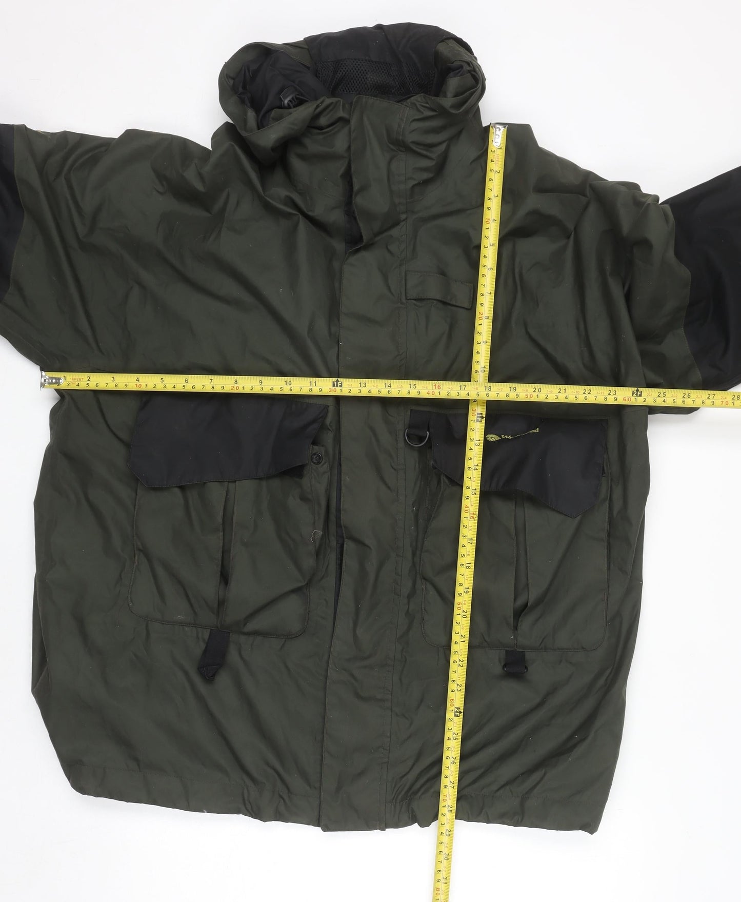 Wychwood Men's Green Waterproof Parka Jacket XXL Outdoor Hooded