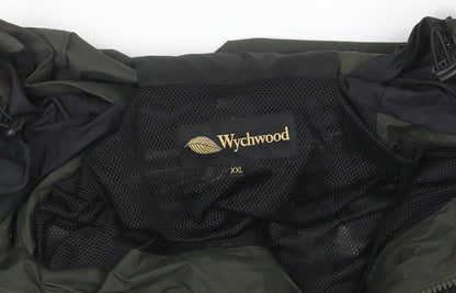 Wychwood Men's Green Waterproof Parka Jacket XXL Outdoor Hooded