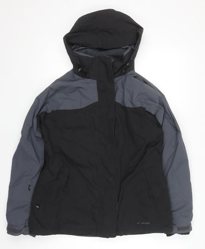 Mountainlife Women's Black Size 14 Hooded Ski Jacket