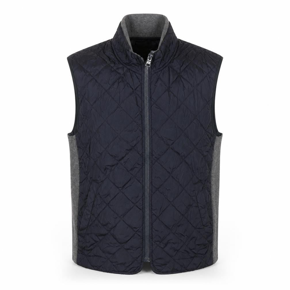 Mens UK Size S Banana Republic Blue Quilted Coat