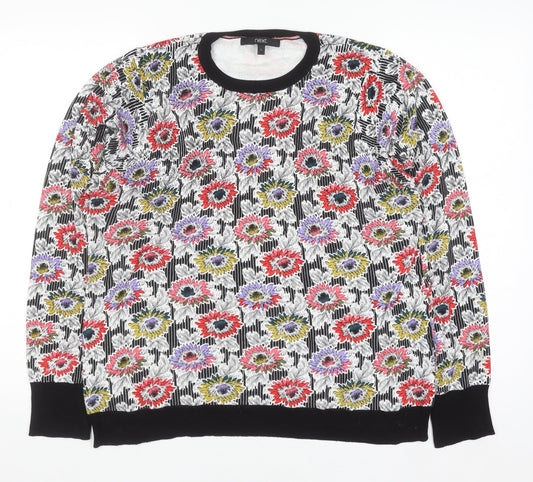 Womens UK Size L NEXT Multicoloured Pullover Jumper