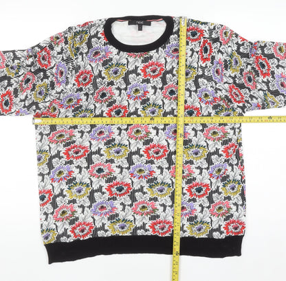 Womens UK Size L NEXT Multicoloured Pullover Jumper