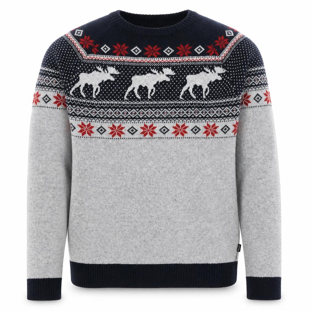Mens UK Size M Fat Face Grey Pullover Jumper