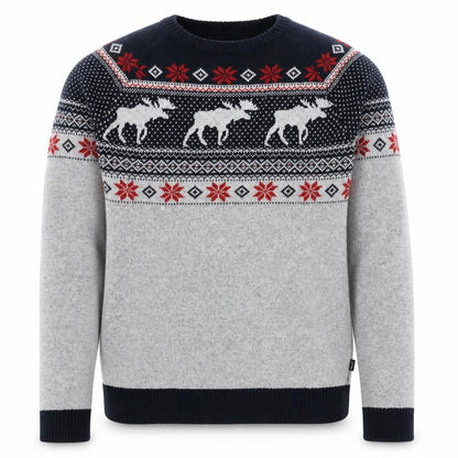 Mens UK Size M Fat Face Grey Pullover Jumper