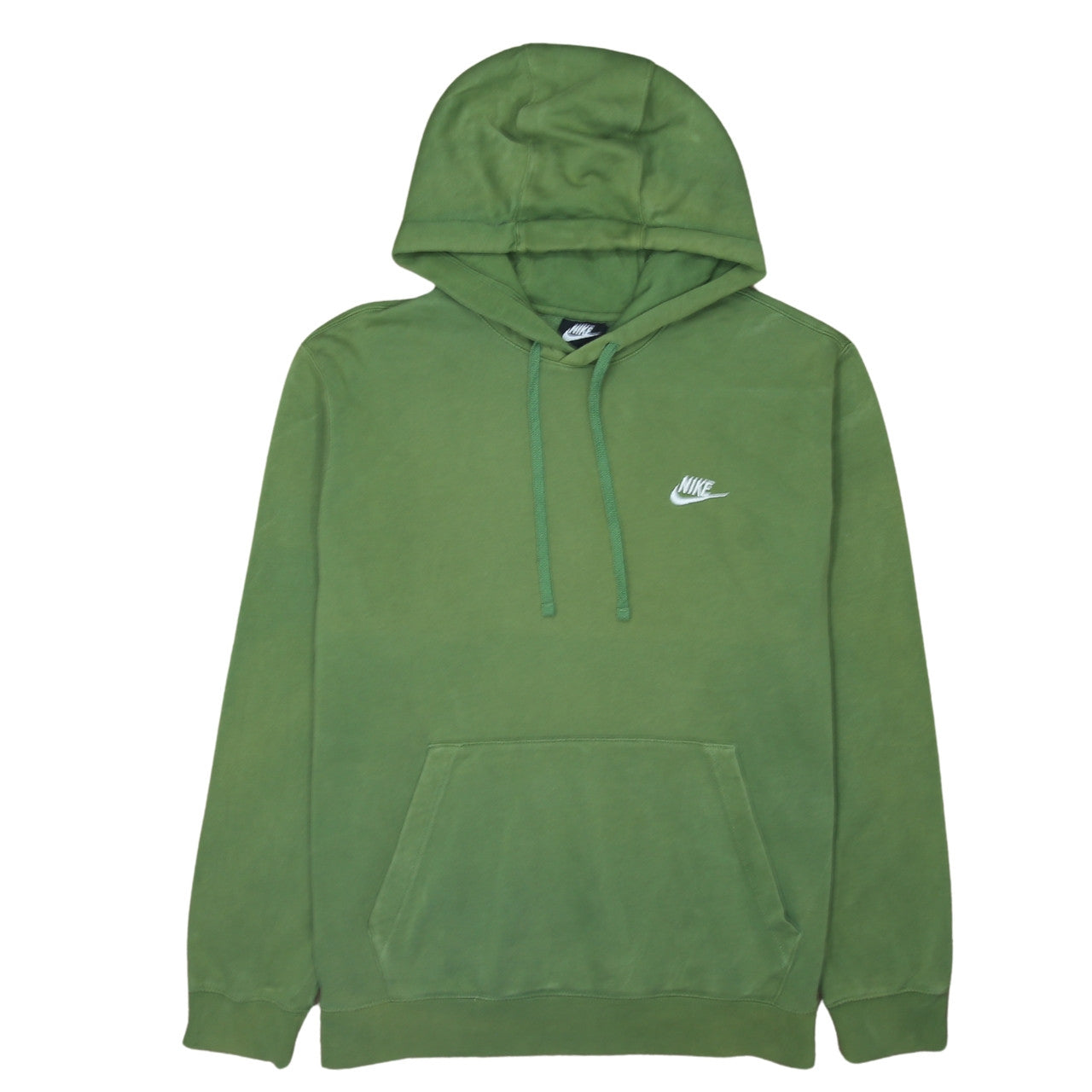 Mens UK Size L Nike Green Pullover Hoodie