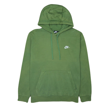 Mens UK Size L Nike Green Pullover Hoodie