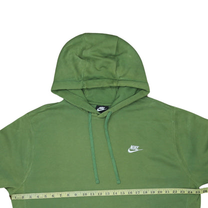 Mens UK Size L Nike Green Pullover Hoodie