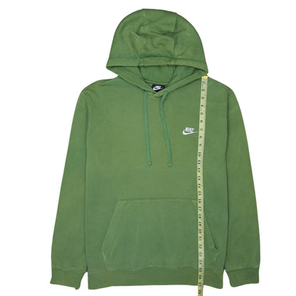 Mens UK Size L Nike Green Pullover Hoodie