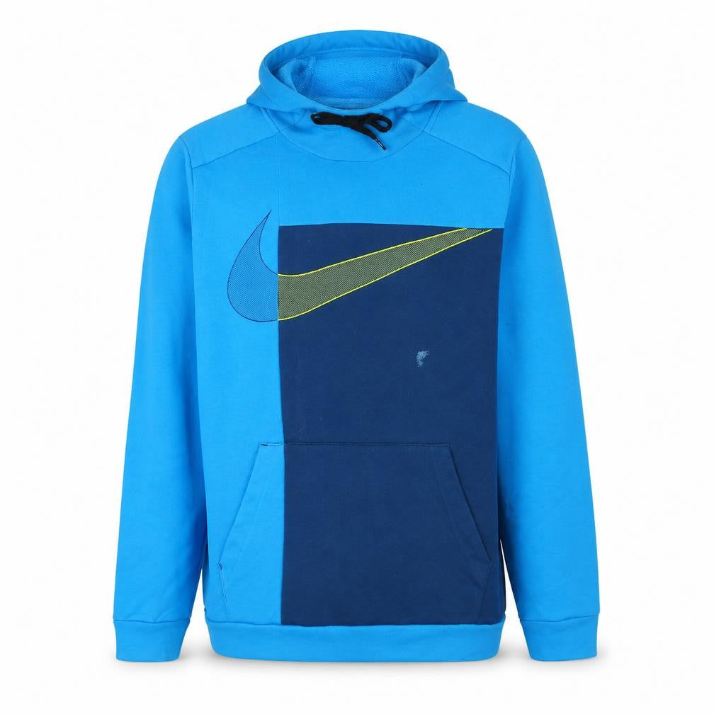 Mens UK Size L Nike Blue Pullover Hoodie