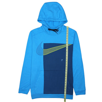 Mens UK Size L Nike Blue Pullover Hoodie