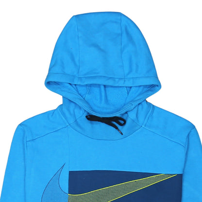Mens UK Size L Nike Blue Pullover Hoodie