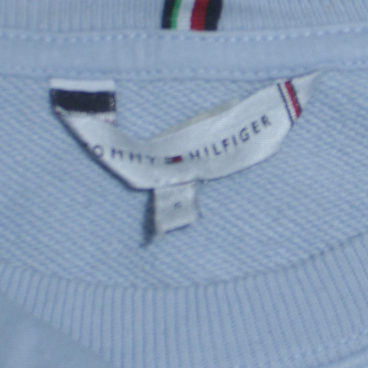 Mens UK Size S Tommy Hilfiger Blue Pullover Sweatshirt