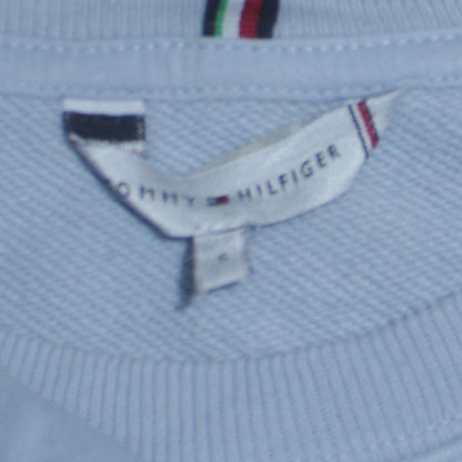 Mens UK Size S Tommy Hilfiger Blue Pullover Sweatshirt