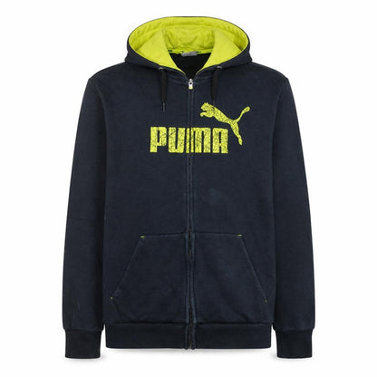 Mens UK Size L PUMA Black Full Zip Hoodie
